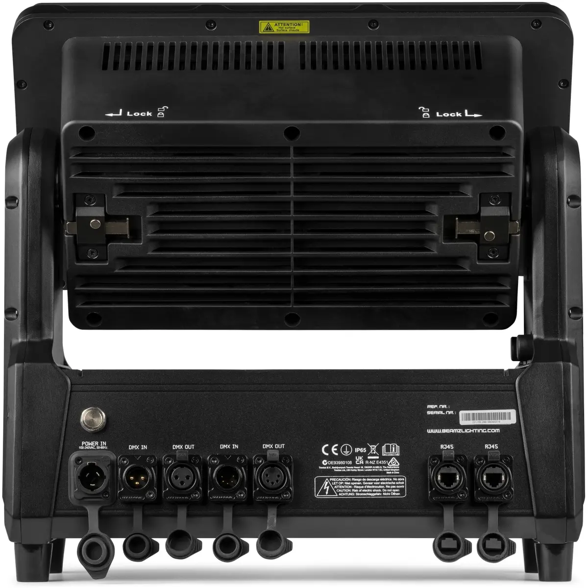 Beamzpro NUKE3 Led Motorised Twin Strobe/wash IP65 864X 10W Rgbcw - Image 6