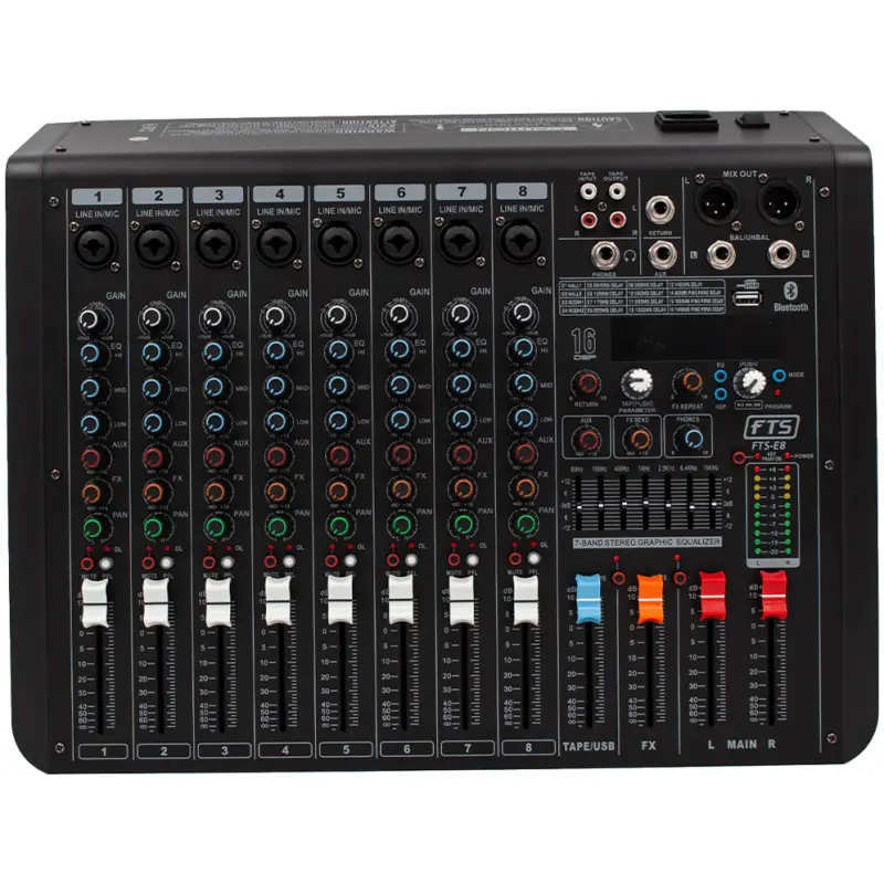 FTS E8 MKII 8-Channel Mixer