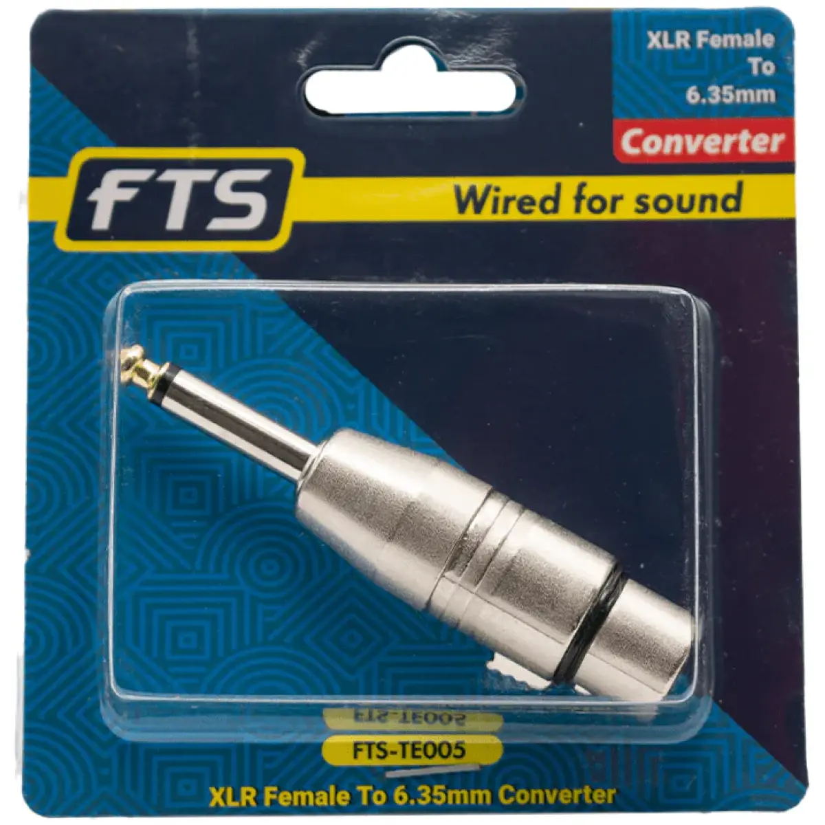 FTS FTS-TE005 XLR Female To 6.3mm Connector - Image 6