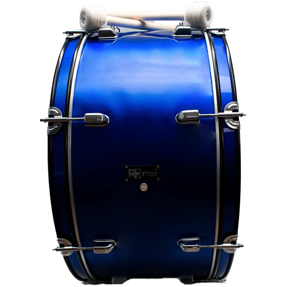 Rhythm MI-NJ01 BL 26X12' Marching Drum Blue - Image 4