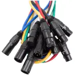 Astro Audio XLR Male to Female Cables(6Pcs) - Image 5