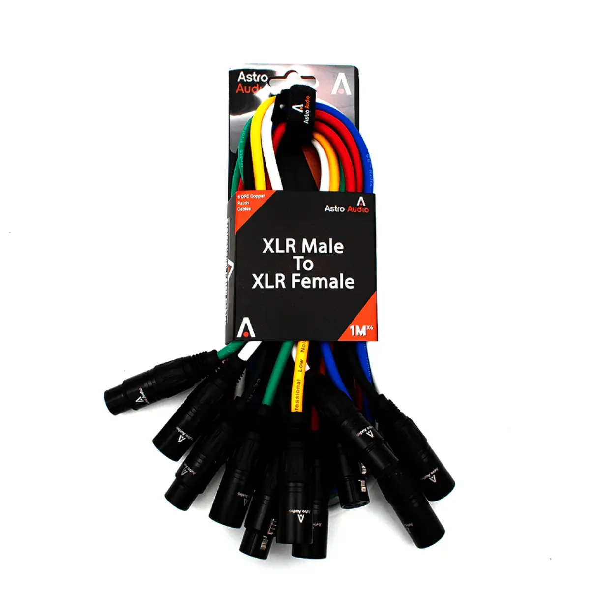 Astro Audio XLR Male to Female Cables(6Pcs) - Image 3