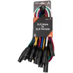 Astro Audio XLR Male to Female Cables(6Pcs)