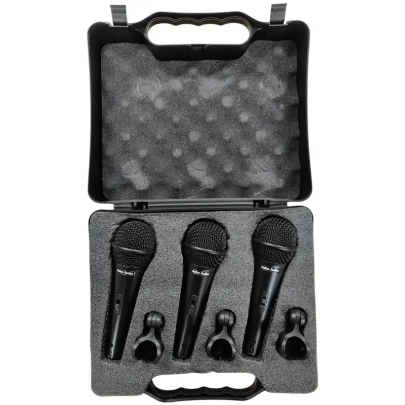 Astro Audio 3 Pack Dynamic Microphones