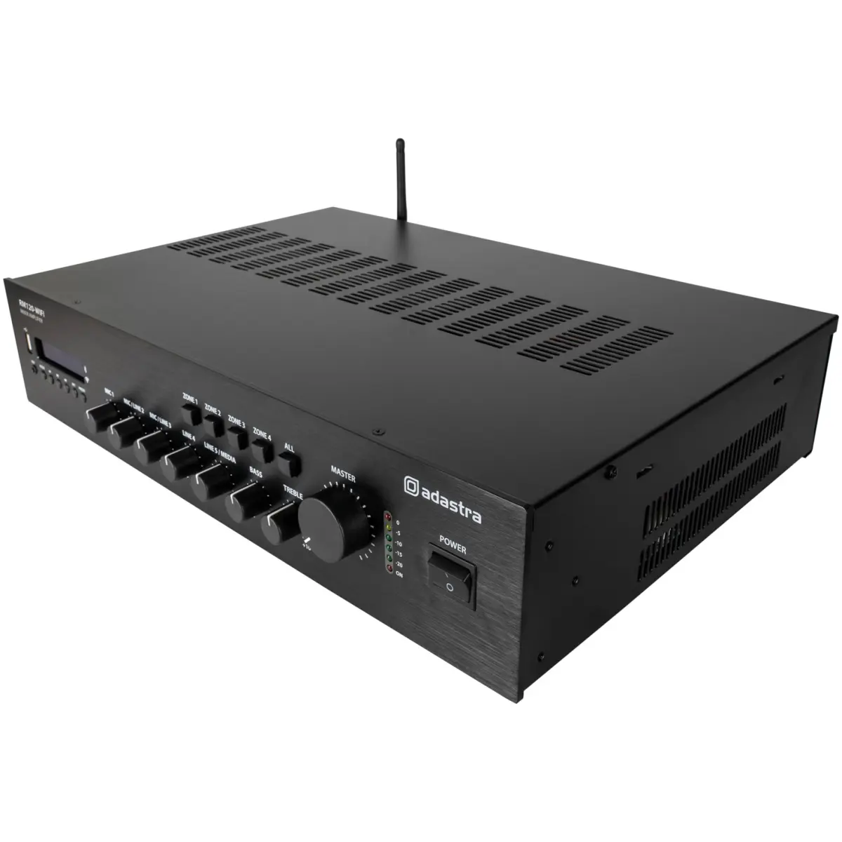 Adastra RM120D - Wifi 100V Mixer Amplifier 120W Usb/bt/fm/dab+/wifi - Image 5