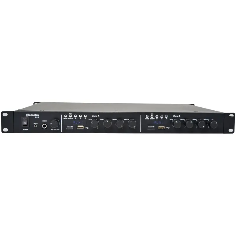 Adastra A14 1U Mixer Amplifier 4X 160W