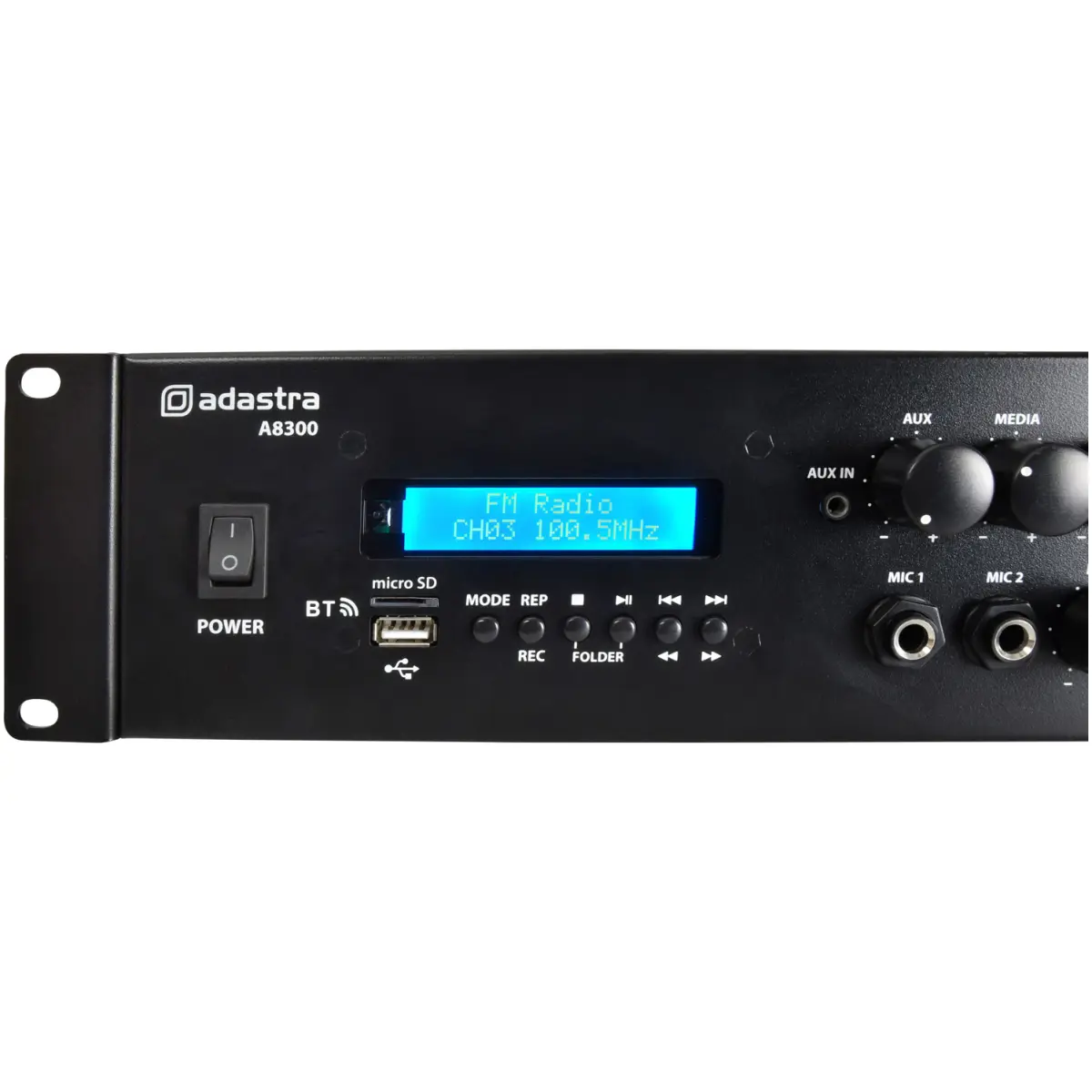 Adastra A8300 2U Mixer Amplifier 8X 300W - Image 6