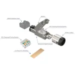 Roxtone Connector RJ45 CAT6 Shielded Self Crimping IP20 - Image 2