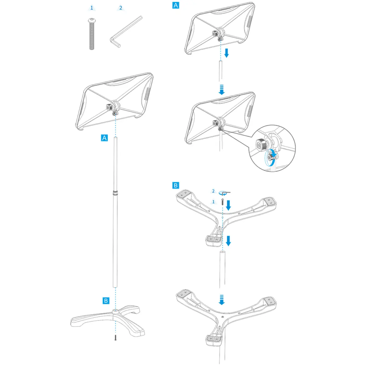 Roxtone Music Sheet Stand - Image 3