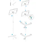 Roxtone Music Sheet Stand - Image 3