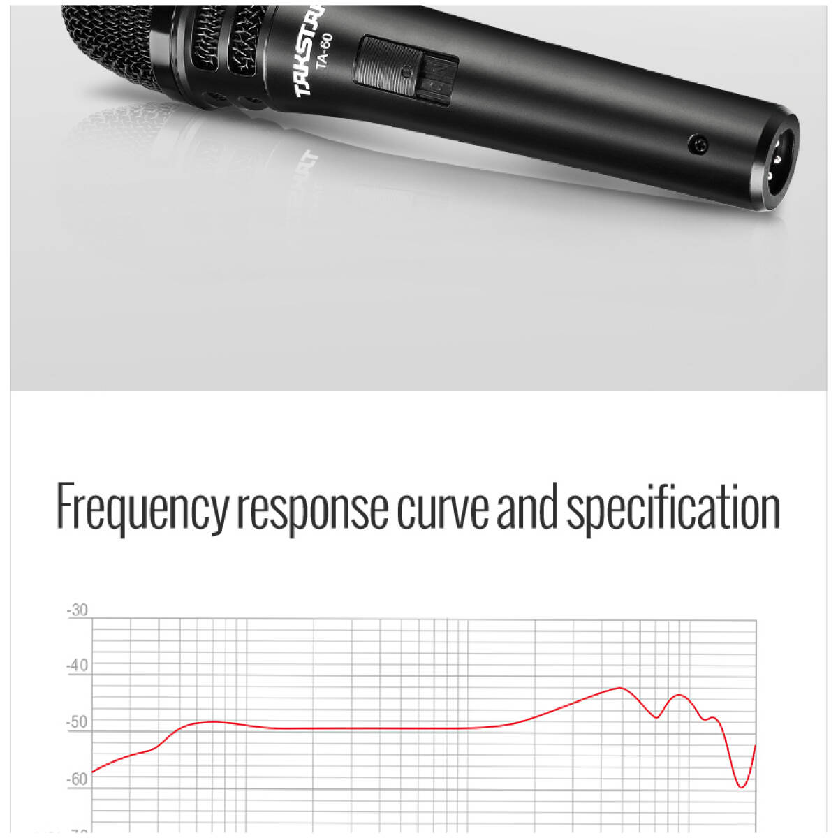 Takstar TA-60 On-stage Dynamic Microphone - Image 17