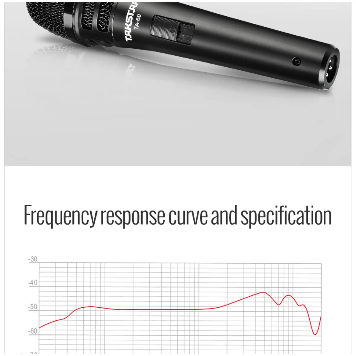 Takstar TA-60 On-stage Dynamic Microphone - Image 17