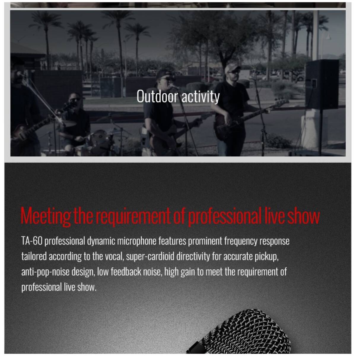 Takstar TA-60 On-stage Dynamic Microphone - Image 7