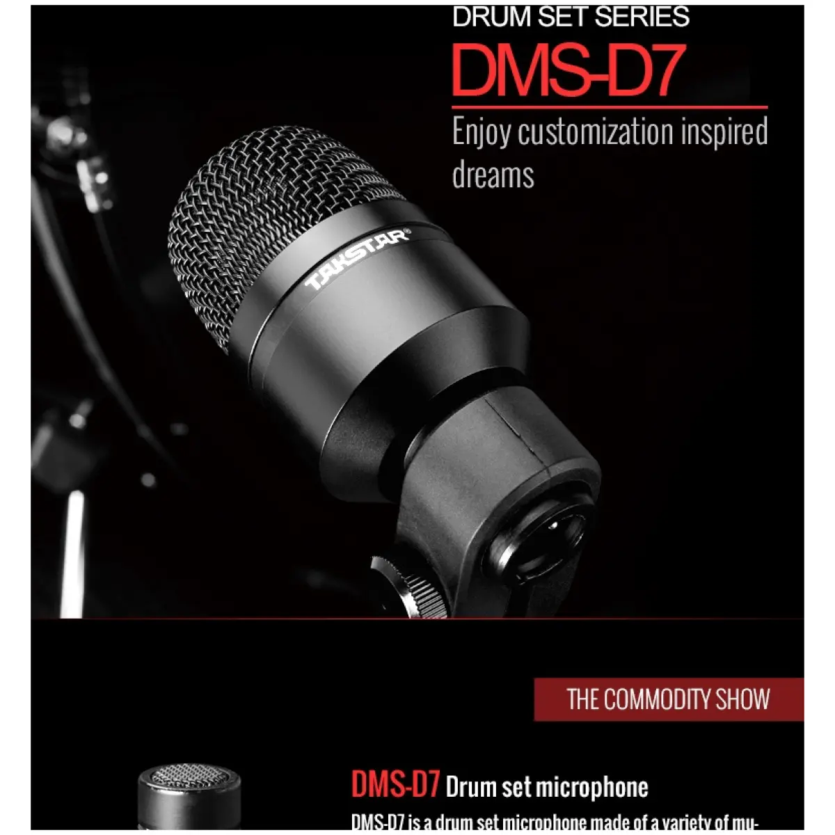 Takstar DMS-D7 Drum Set Series Microphone - Image 4