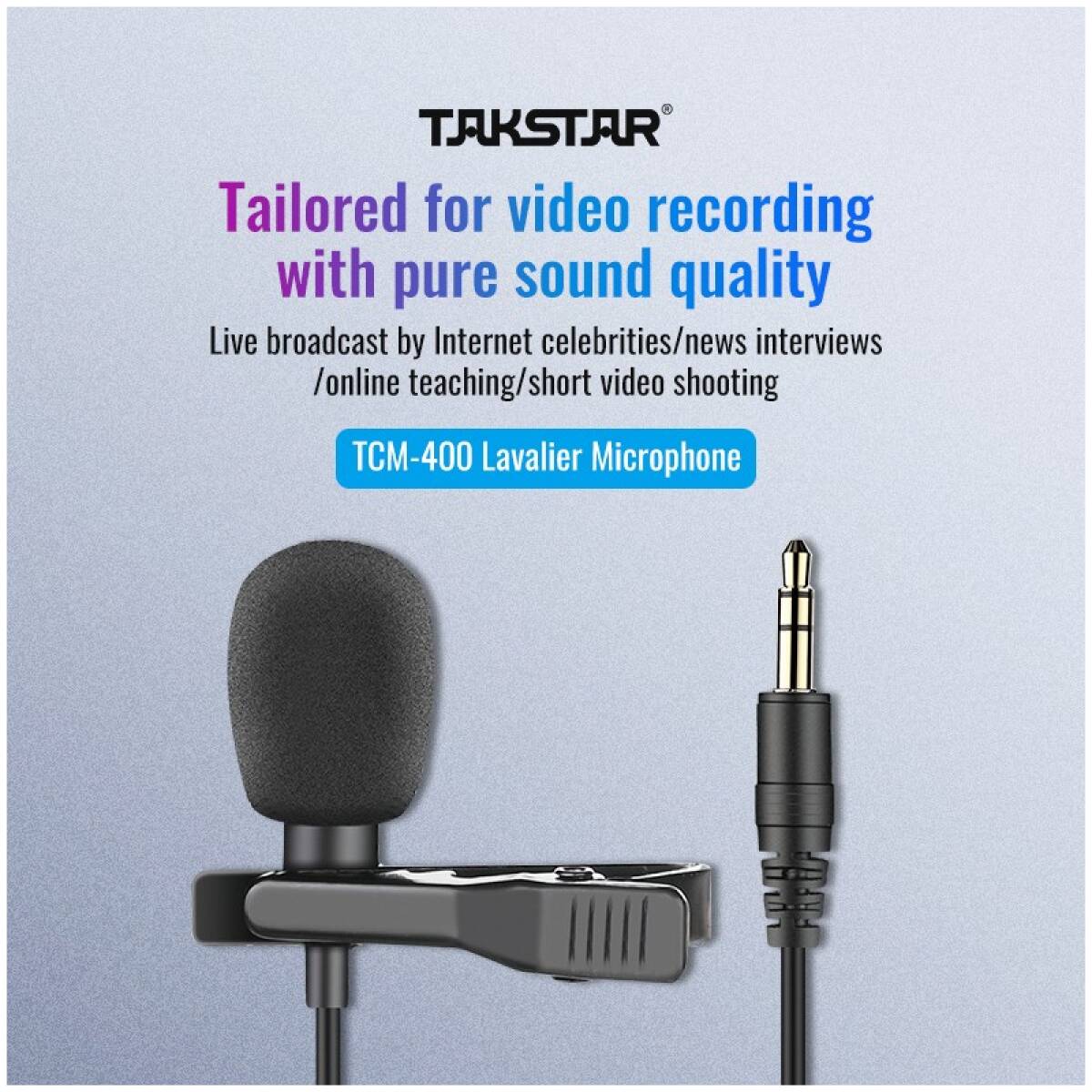Takstar TCM-400 Lavalier Microphone - Image 5