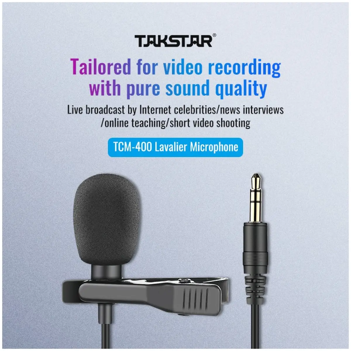 Takstar TCM-400 Lavalier Microphone - Image 5