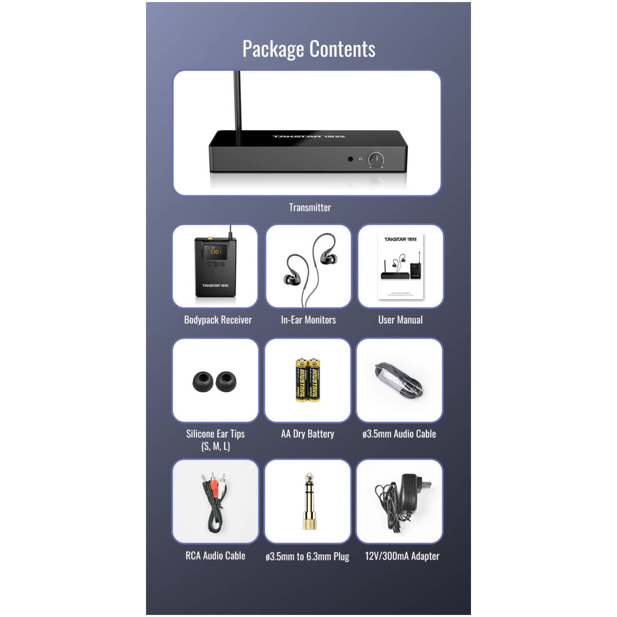 Takstar WPM-300 Wireless Monitoring System - Image 19