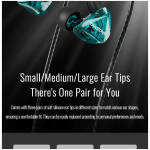Takstar TS-2300 Black In-Ear Monitor Earphones - Image 11