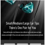 Takstar TS-2300 Blue In-Ear Monitor Earphones - Image 10