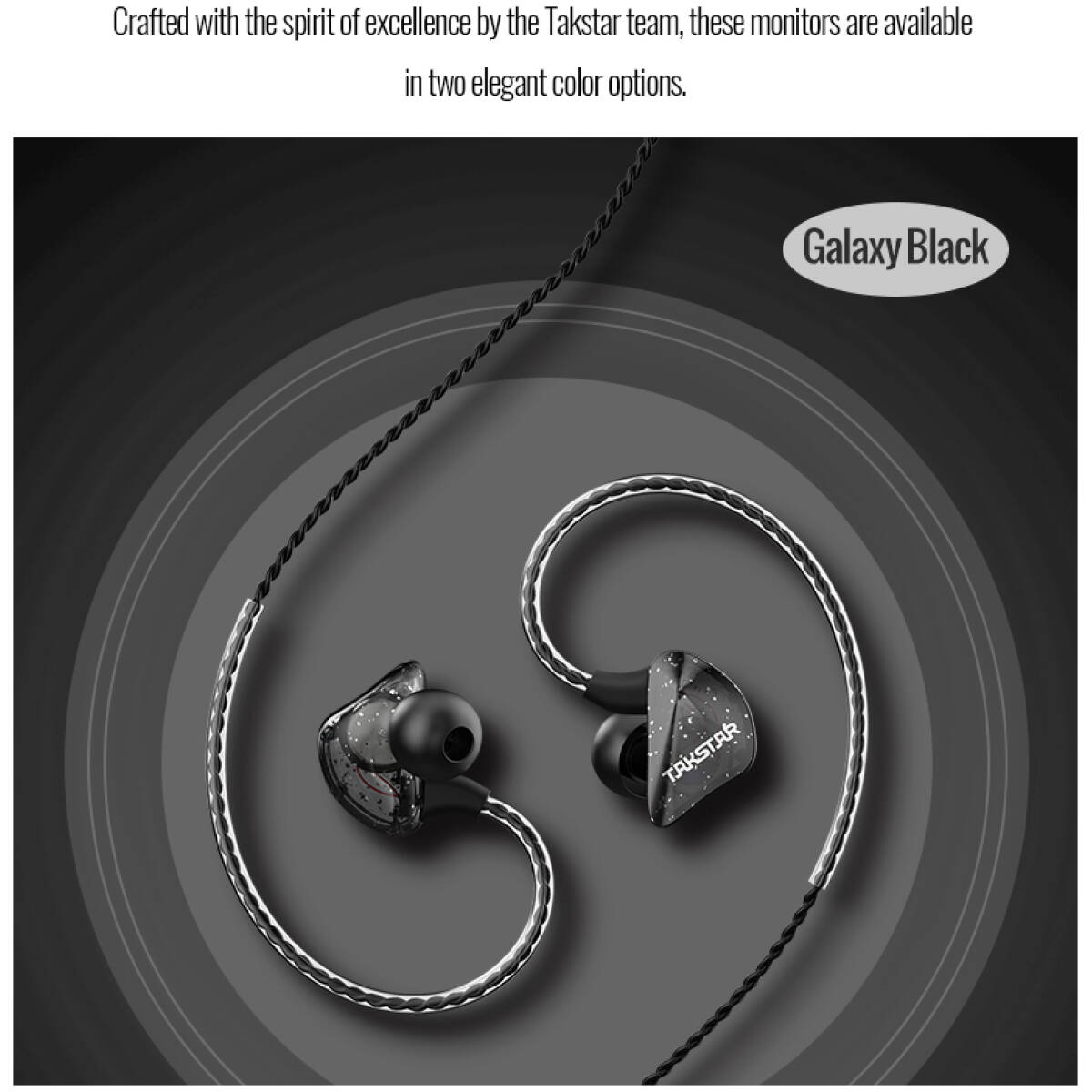 Takstar TS-2300 Black In-Ear Monitor Earphones - Image 18