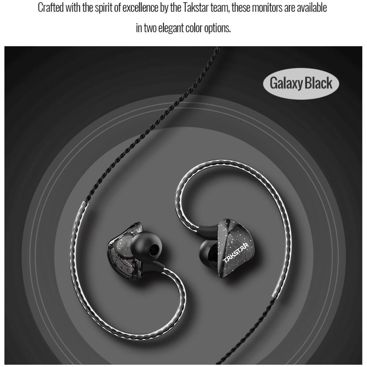 Takstar TS-2300 Blue In-Ear Monitor Earphones - Image 17
