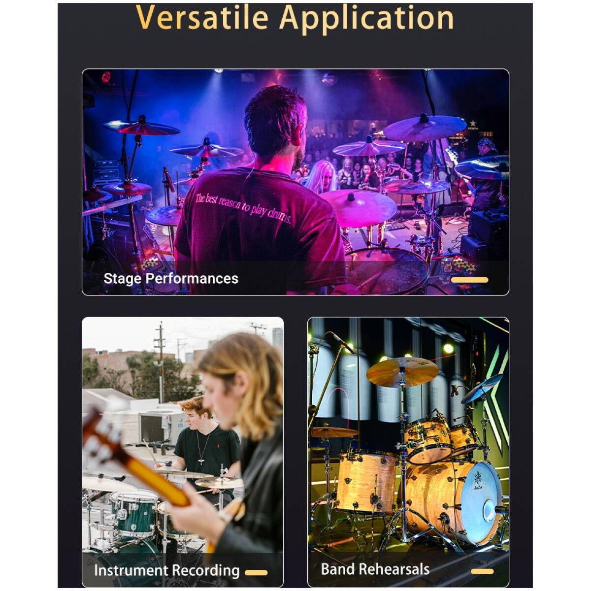Takstar DMS-M7 Drum Microphone Set - Image 10