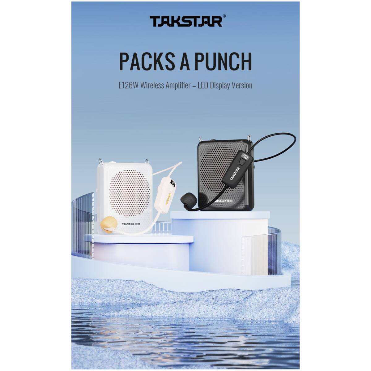 Takstar LA350W Black Open-Ear Wireless Headphones - Image 4