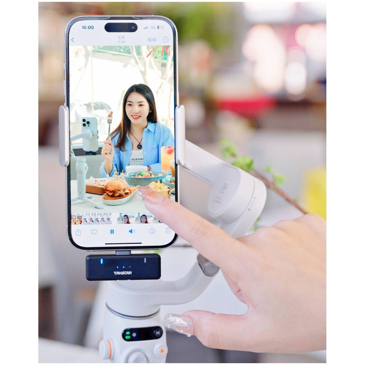 Takstar V2 Wireless Lavalier C-Type Connector Microphone - Image 8