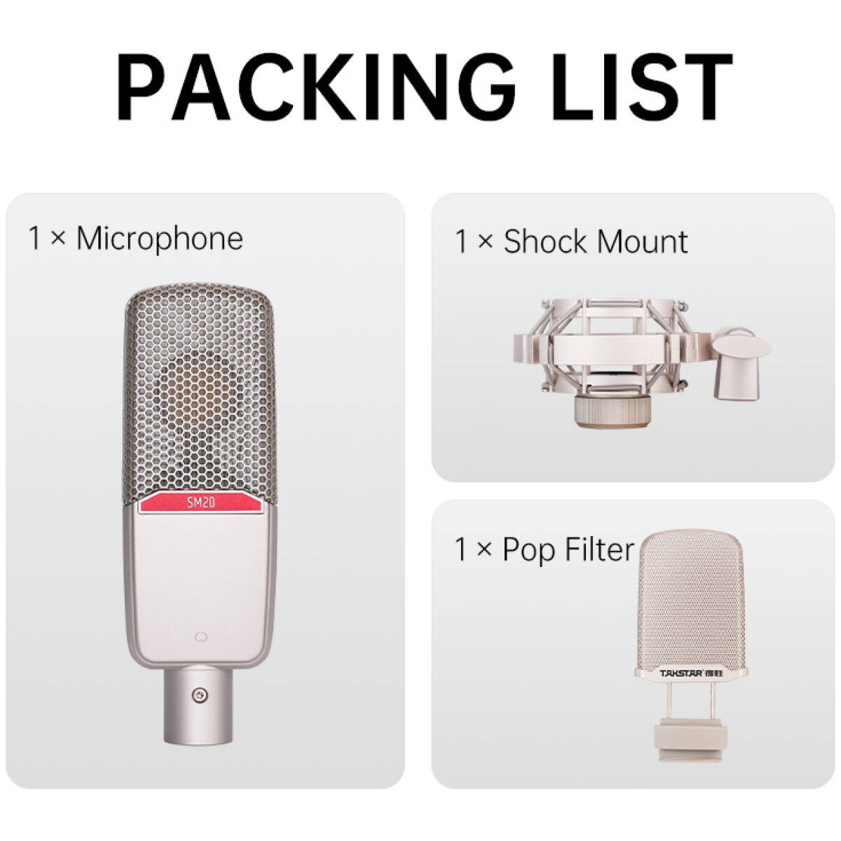 Takstar SM20 Professional Recording Microphone - Image 21