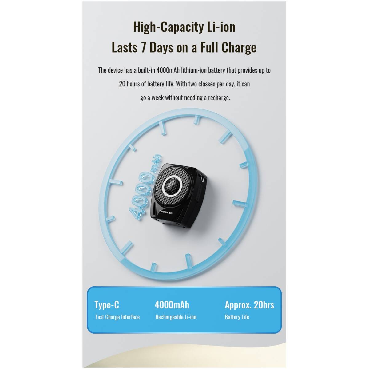 Takstar E8W (Headset Version) Wireless Amplifier - Image 12