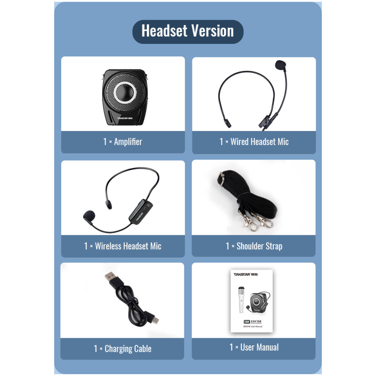 Takstar E8W (Headset Version) Wireless Amplifier - Image 19