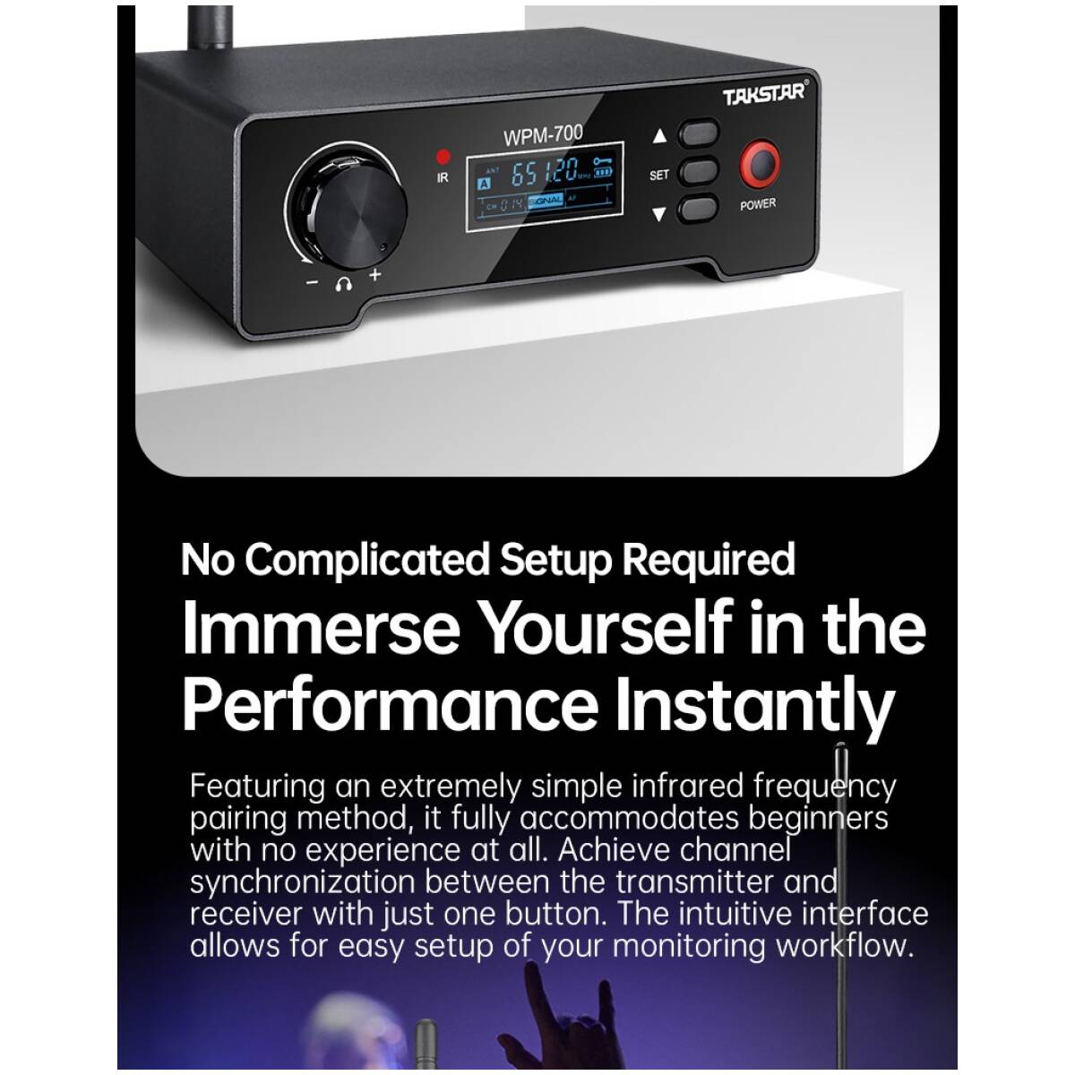 Takstar WPM-700 Wireless Monitor - Image 9