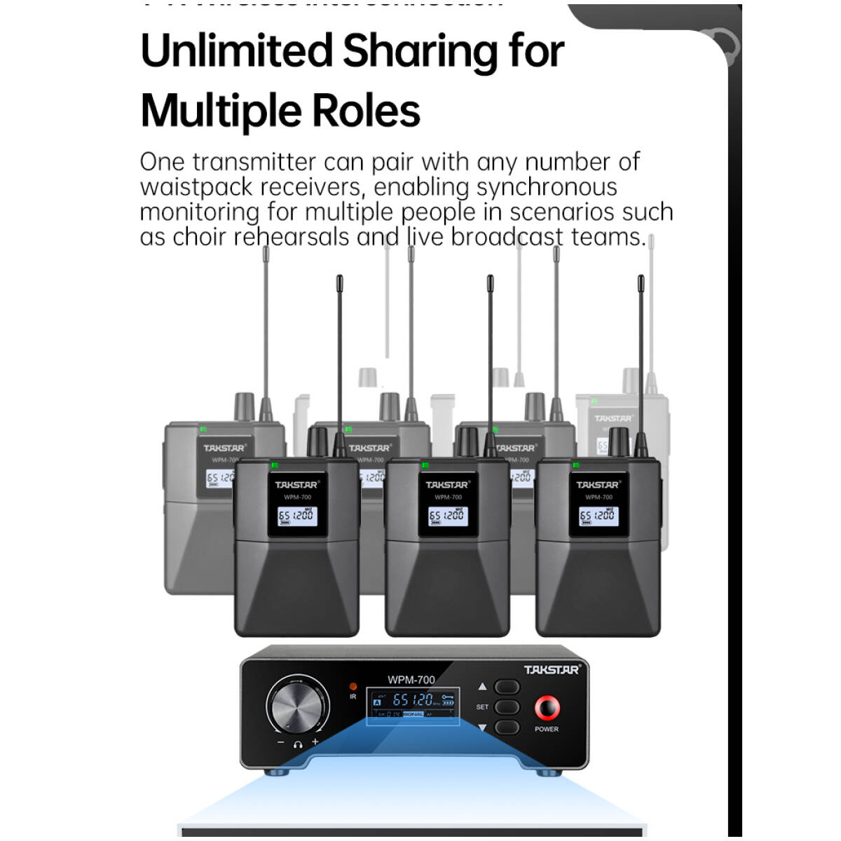 Takstar WPM-700 Wireless Monitor - Image 14
