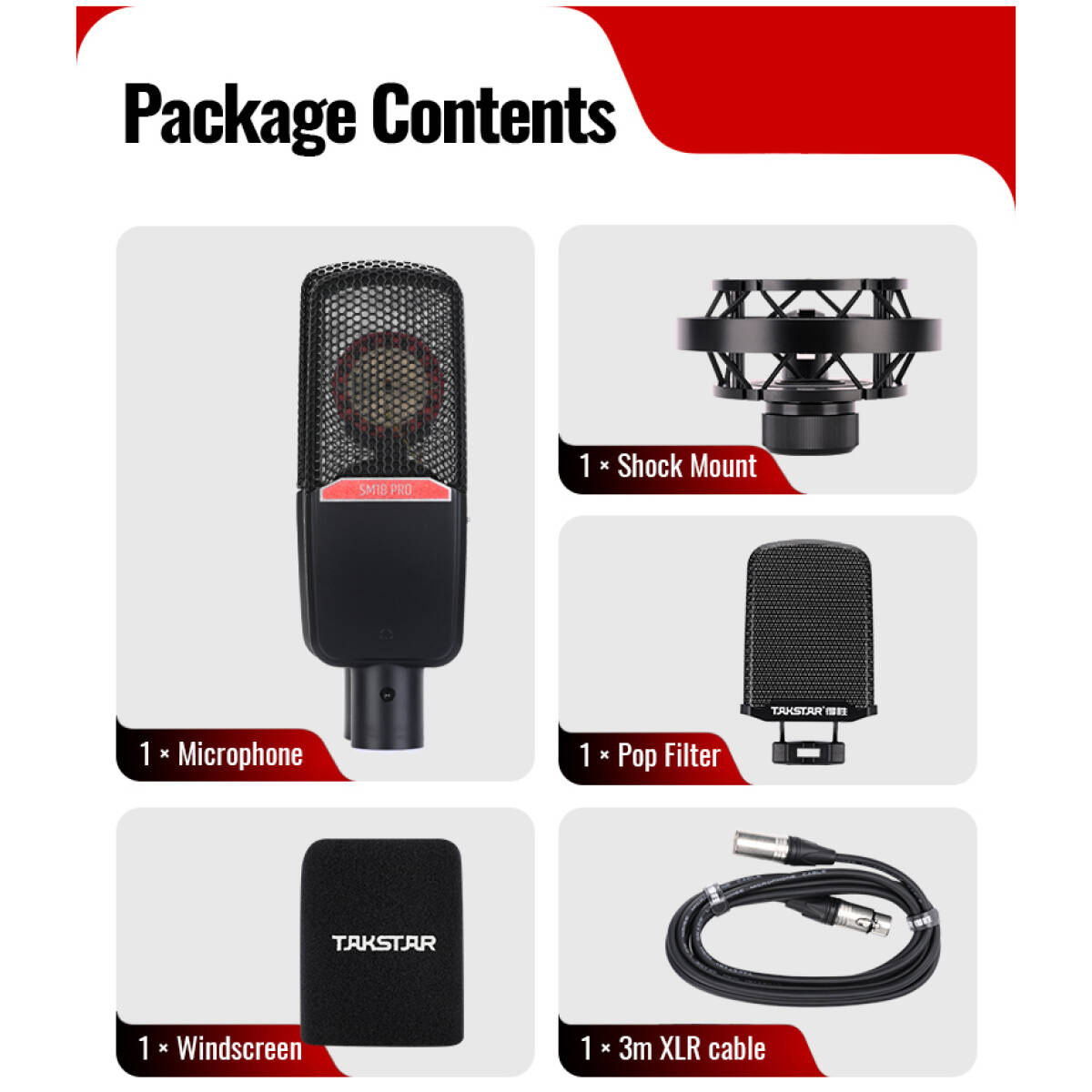 Takstar SM18 PRO (GEN 2) Professional Recording Microphone - Image 31