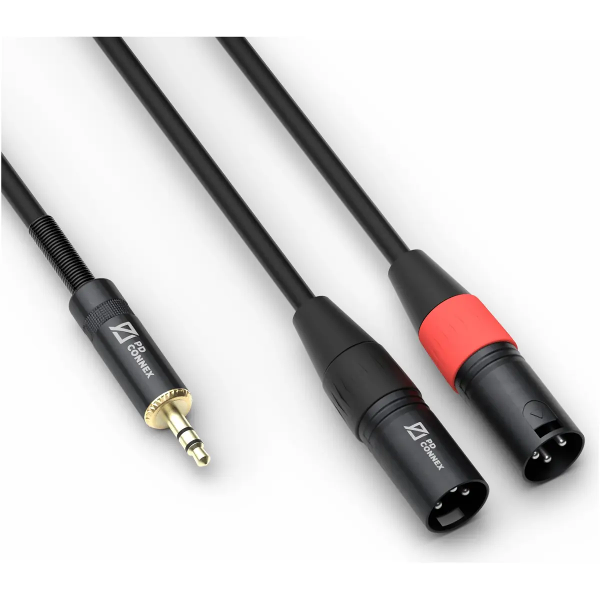 Pdc CX70 - 3 Signal Lead 2X Xlr Male - 3.5MM Stereo Male 3M - Image 3