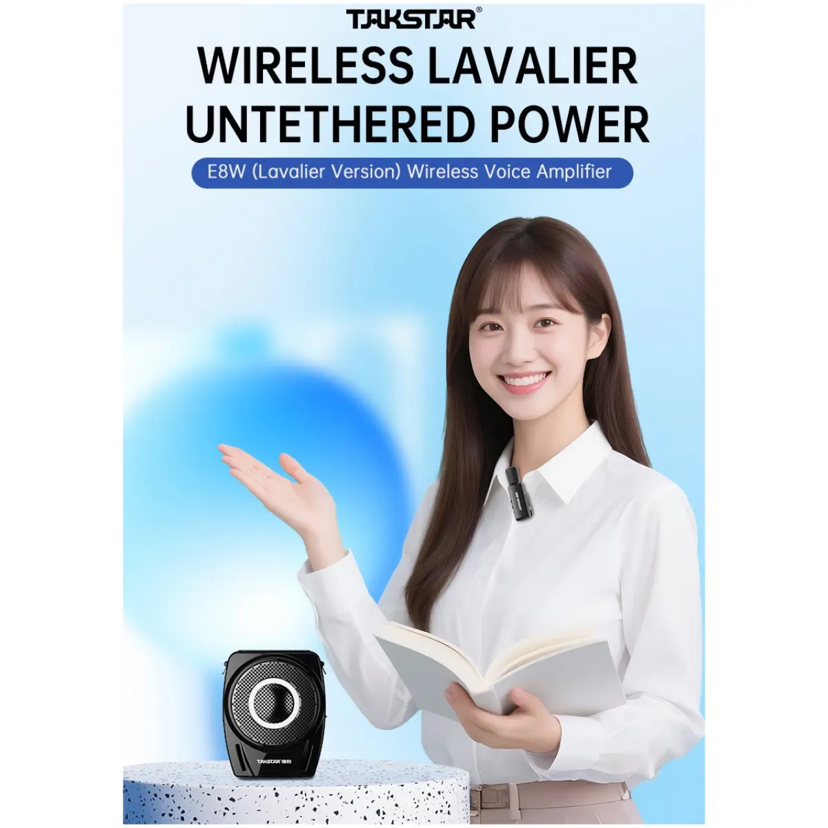 Takstar E8W (Lavalier Version) Wireless Voice Amplifier - Image 5