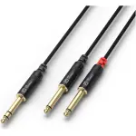 Pdc CX76 - 6 Signal Lead 6.3MM Stereo Male - 2X 6.3MM Mono Male 6M
