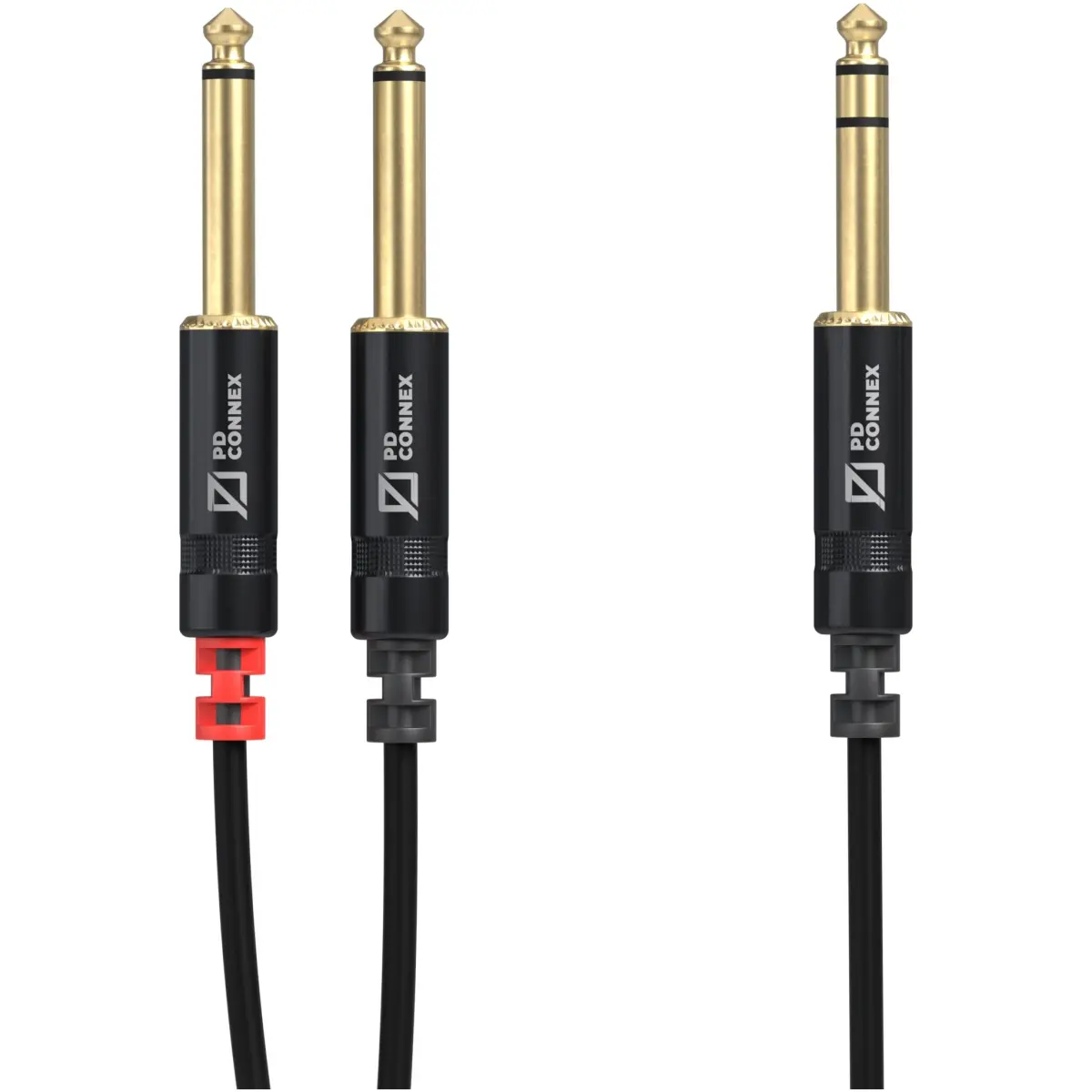 Pdc CX76 - 6 Signal Lead 6.3MM Stereo Male - 2X 6.3MM Mono Male 6M - Image 2