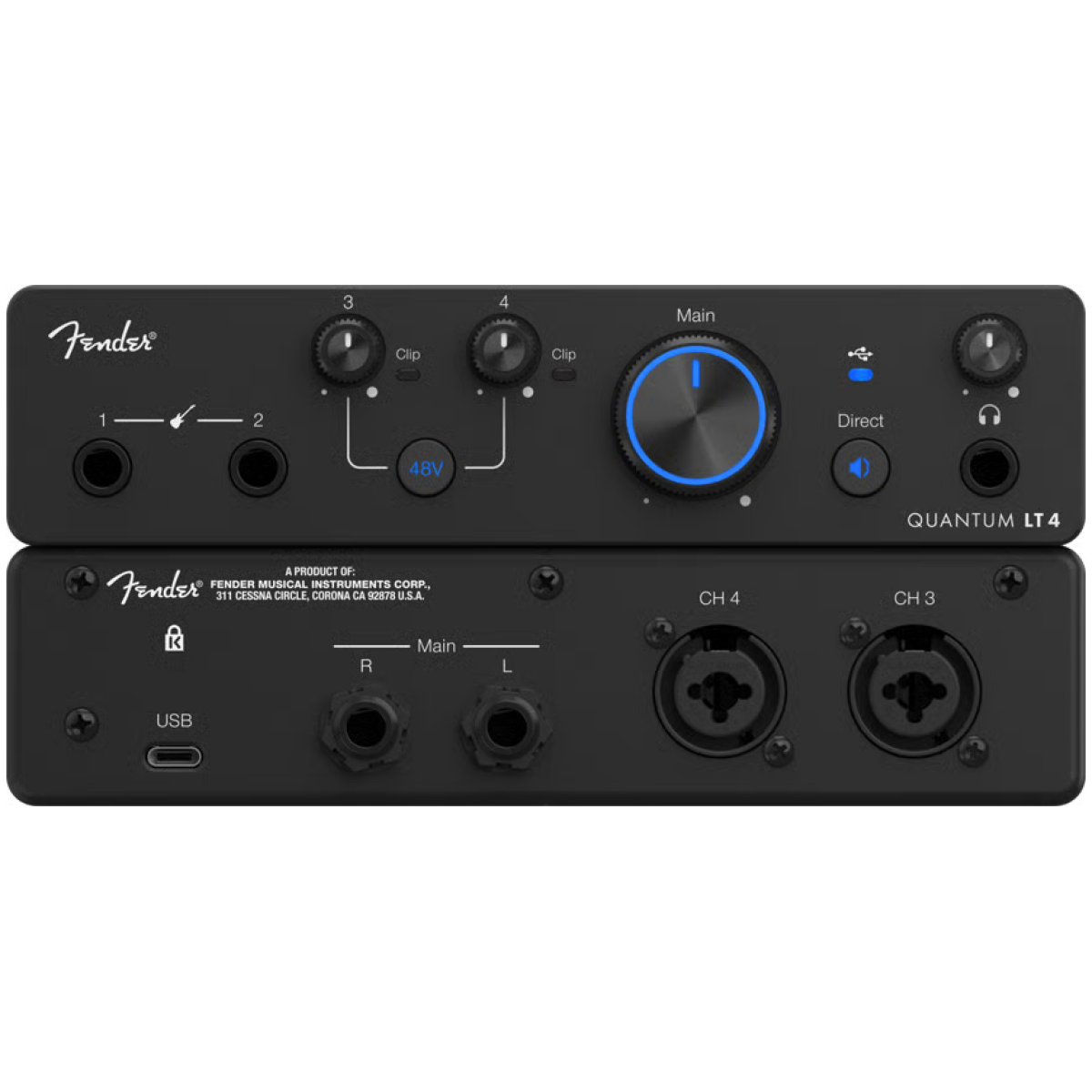 Fender Quantum LT 4 USB-C Audio Interface - Image 3