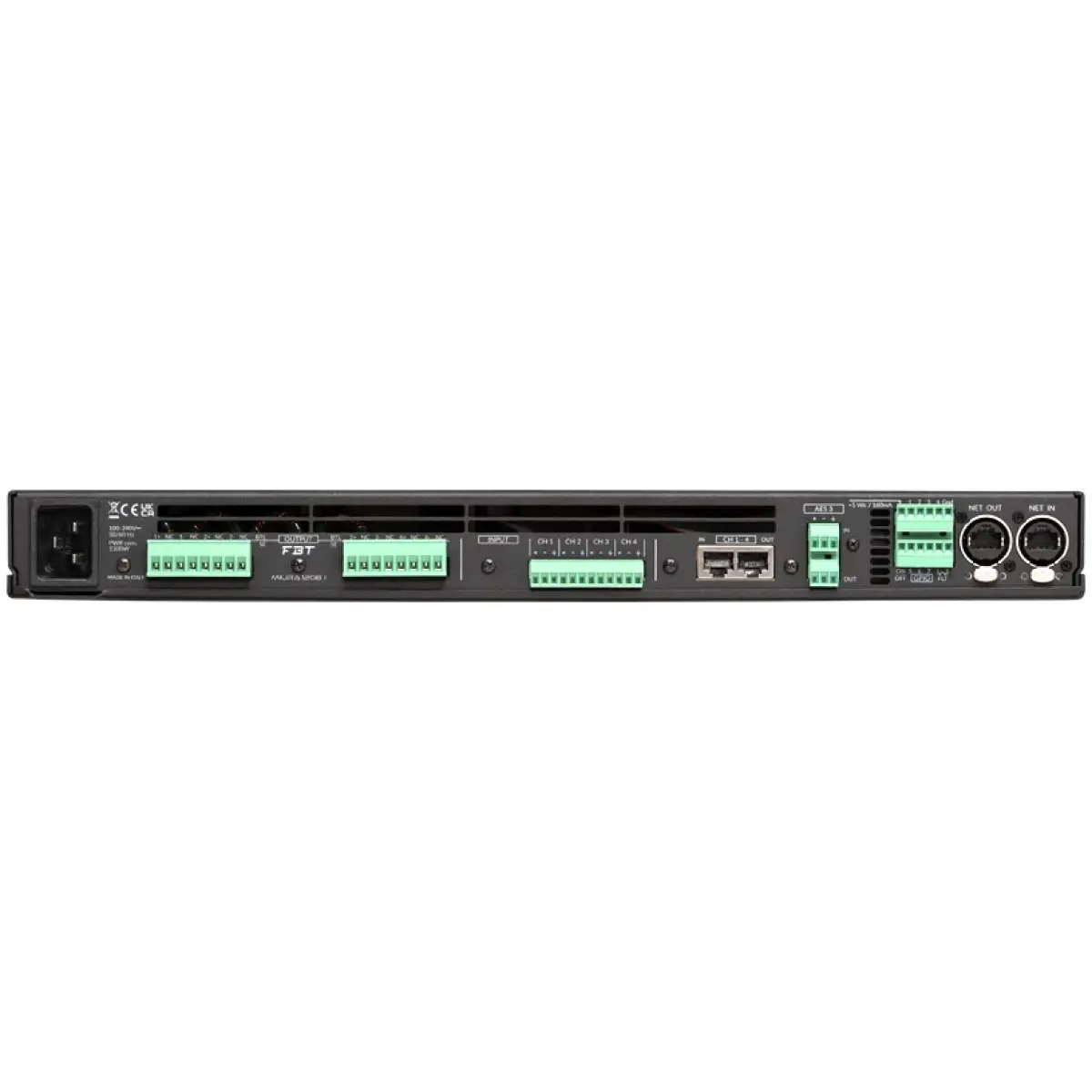 Fbt MIURA1208I Amplifier 8X 150W 100V - Image 2