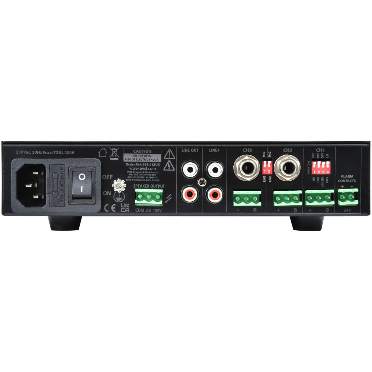 Adastra UA120 100V Mixer Amplifier 120W - Image 3