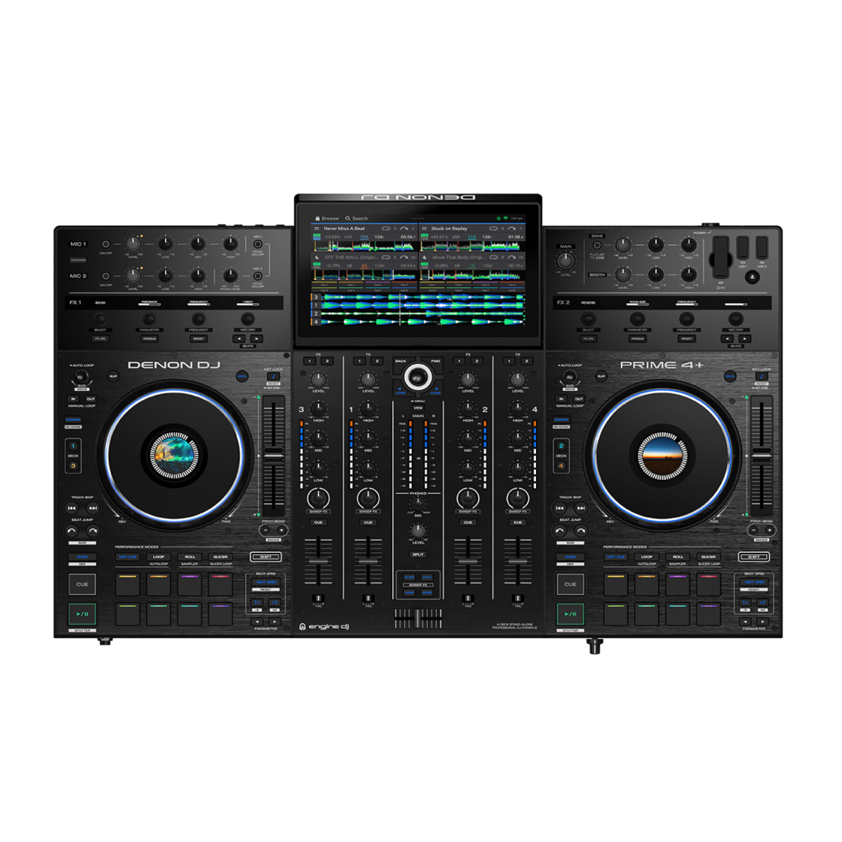 Denon Prime 4+ 4-Deck Standalone DJ Controller - Image 4