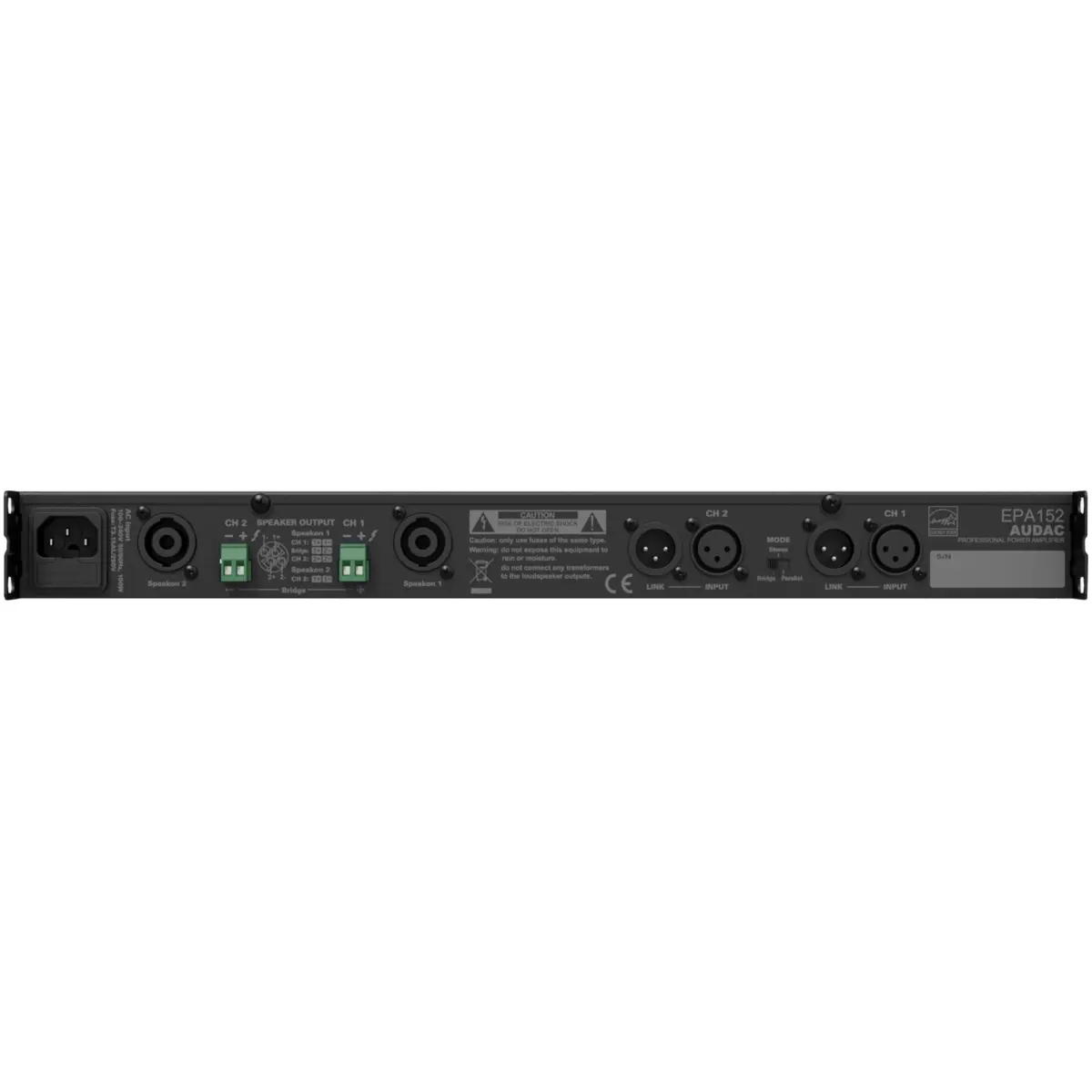Audac EPA152 Dual-channel Class-D Amplifier - Image 2