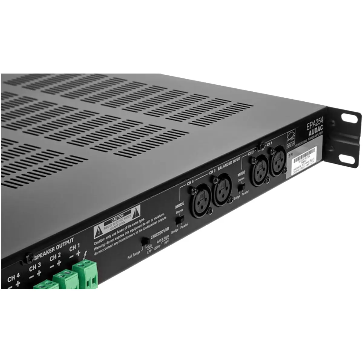 Audac EPA254 Quad-Channel Class-D Amplifier - Image 4