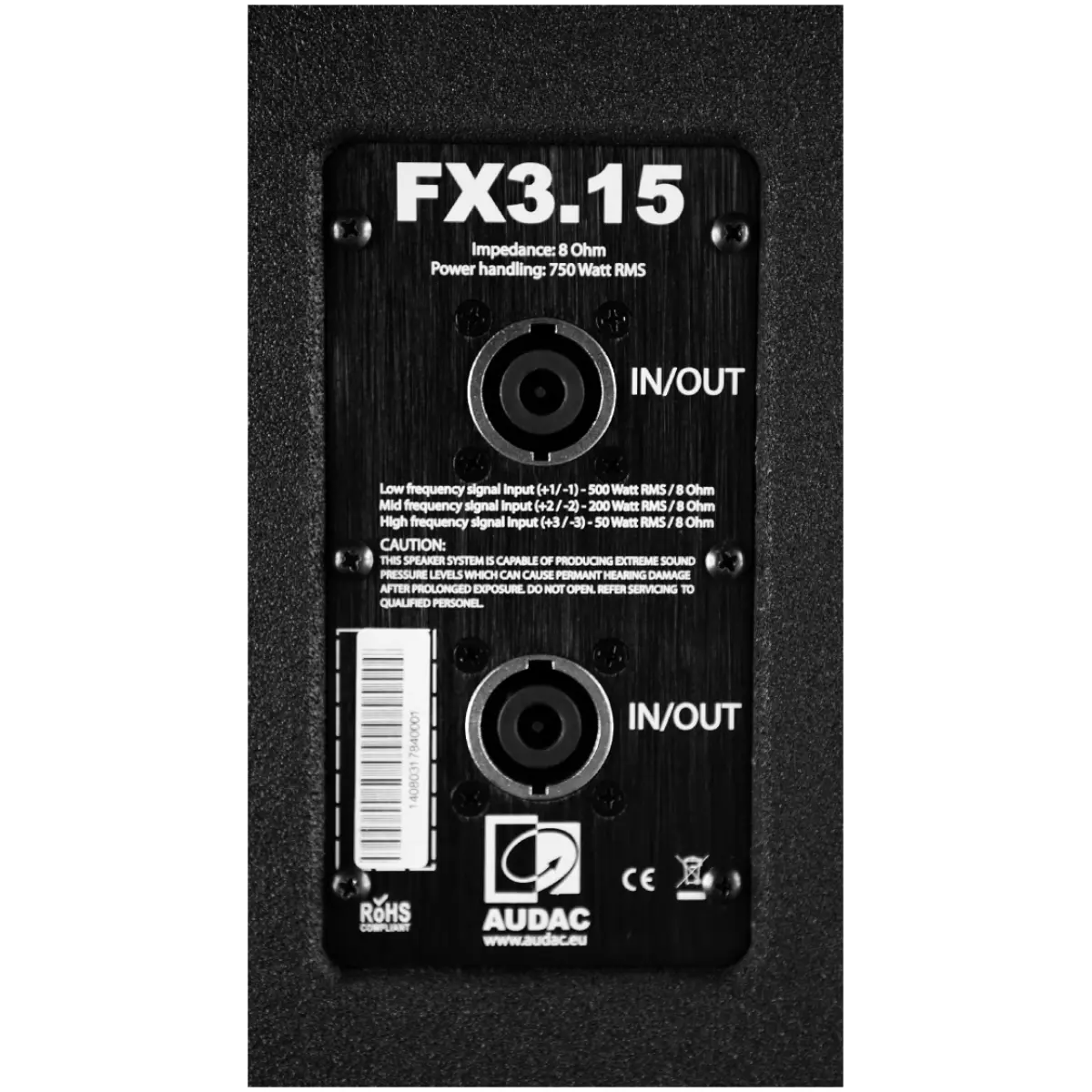 Audac FX3.15 15" High-output Cabinet - Image 2