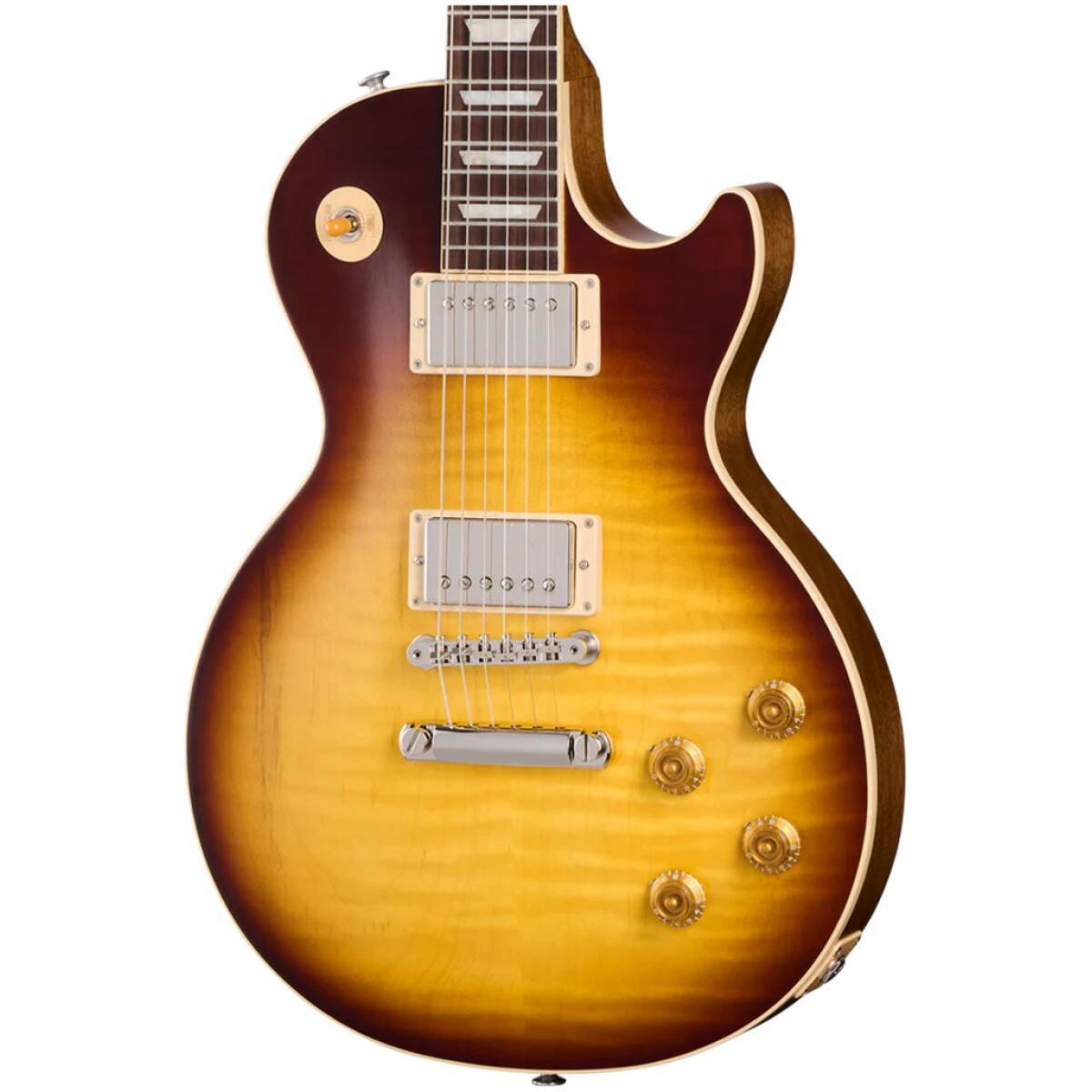 Gibson LPS5F01-FT Les Paul Std 50s Faded Vintage Tobacco Burst - Image 2