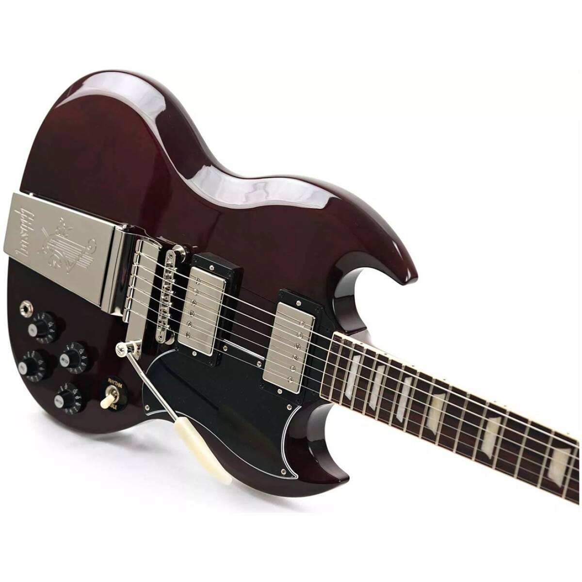 Gibson SG61VTY25-AC SG Std '61 Maestro Vibrola T-Type Aged Cherry - Image 3