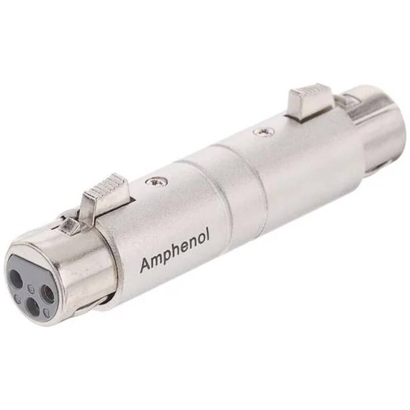 Amphenol AMP-AC3F3FW3-Pole Female to Female XLR Adapter