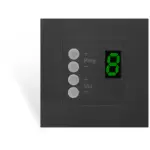 Audac DW4018 Black Wall Panel Controller