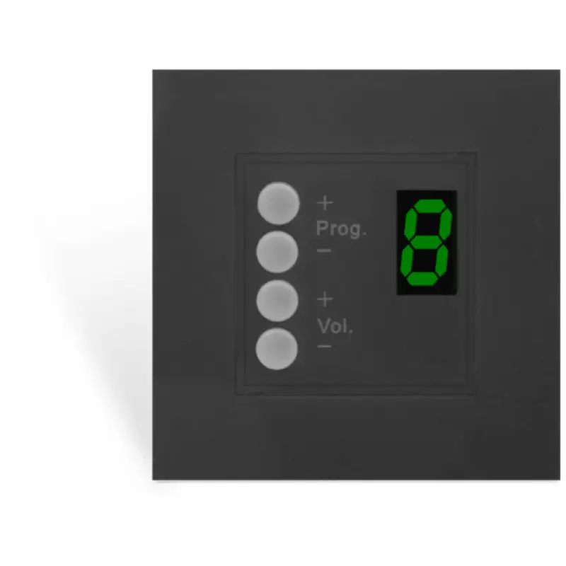 Audac DW4018 Black Wall Panel Controller